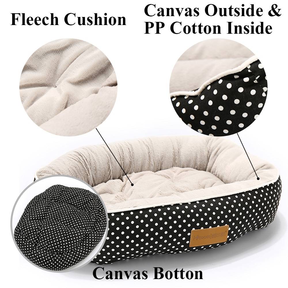 Dog's Printed Canvas Bed