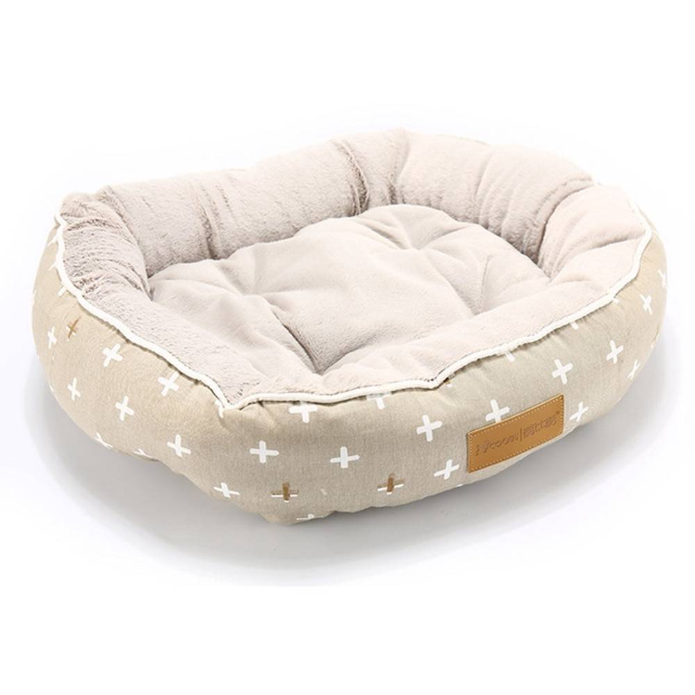 Dog's Printed Canvas Bed