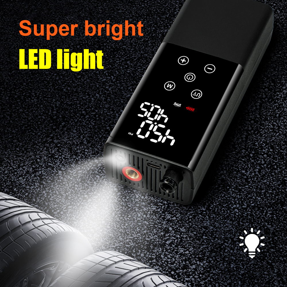 Camason Rechargeable Air Pump Tire Inflator Cordless Portable Compressor Digital Car Tyre Pump for Car Bicycle Tires Balls Camason Rechargeable Air Pump Tire Inflator Cordless Portable Compressor Digital Car Tyre Pump for Car Bicycle Tires Balls